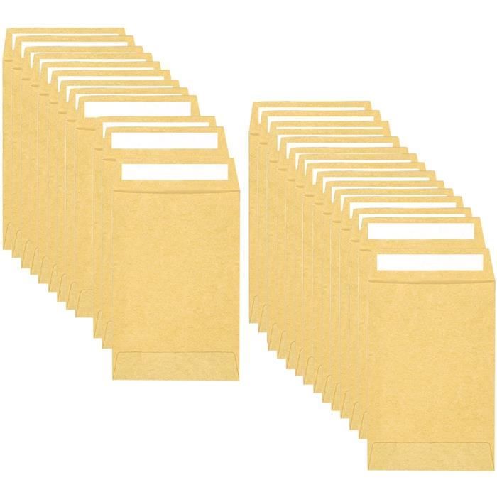 Pochettes kraft petit format shop