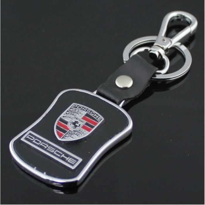 Porte-clés Audi de marque de voiture de luxe - Marque de voiture - Cuir et  métal 