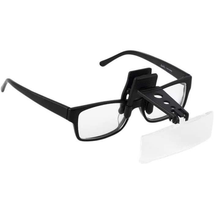 Loupes De Lunettes à Clipser - Kit 4 Pièces 15X 25X 35X - Pour Bricolage, Lecture, Bijouterie - Neuf