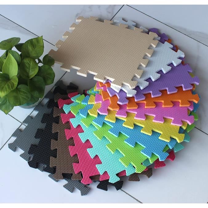 9 pièces Dalle Tapis Mousse bébé de Sol Bebe Puzzle Jeux Dalles Enfant
