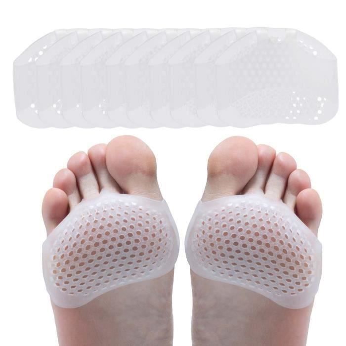lot de 2 Coussinet invisible en gel pour massage des pieds 
