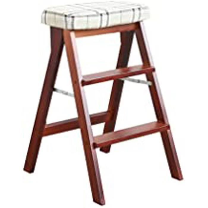 Tabouret De Chaise Pliante échelle De 3 Niveaux Tabouret Escalier En Bois Multifonctionnel 20 0001229