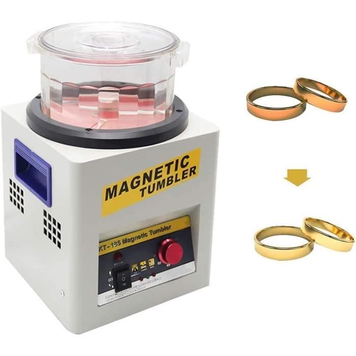 Polisseuse à Bijoux, 220 V, 3 Kg, Rotative, 4 Vitesses, Avec Minuterie, Tambour De Polissage