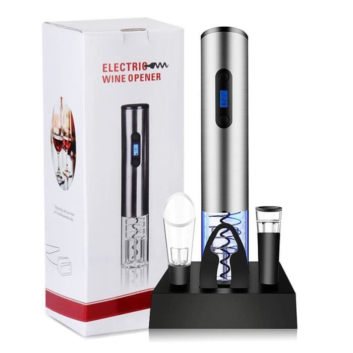 Tire-Bouchon Électrique Sans Fil InnovTec - Ouvre-Bouteille Automatique Avec Accessoires