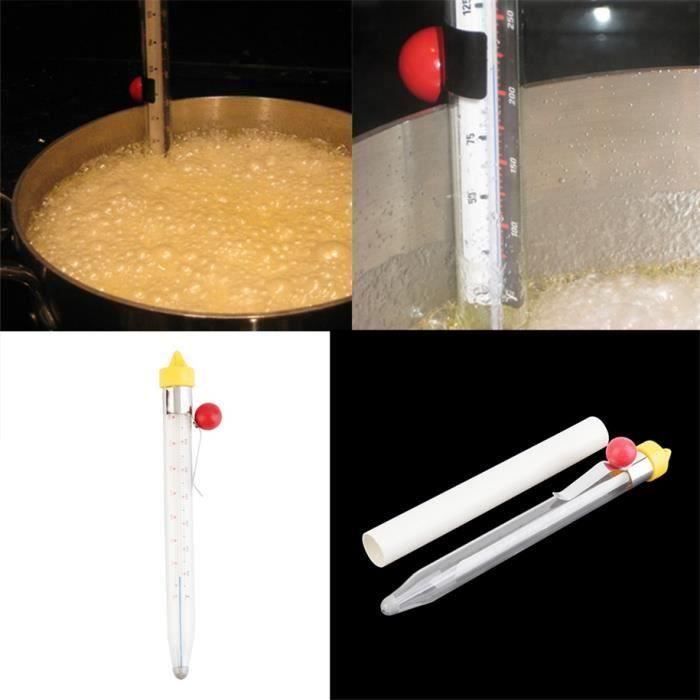 30 cm cuisine cuisson Thermomètre en acier inoxydable Confiture Sucre DEEP poêle & Batterie