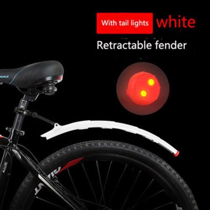 Lot De 2 Garde-boue Aluminium + Feu Arrière Pour Vélo De Collection / Randonneuse - Occasion