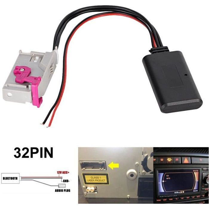 cles d'extraction demontage pour autoradio audi rns e a3 a4 a6 tt