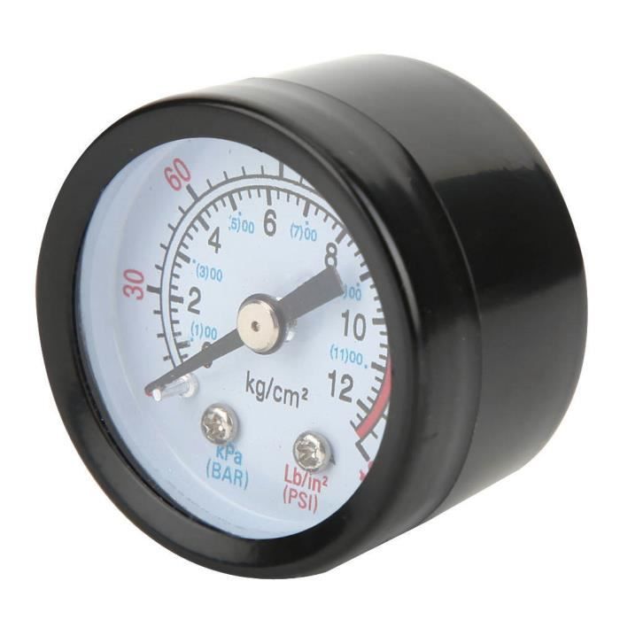 ARAMOX manomètre de compresseur d'air Jauge de pression de compresseur d'air Y40 Iron Shell Instrument de mesure de pression