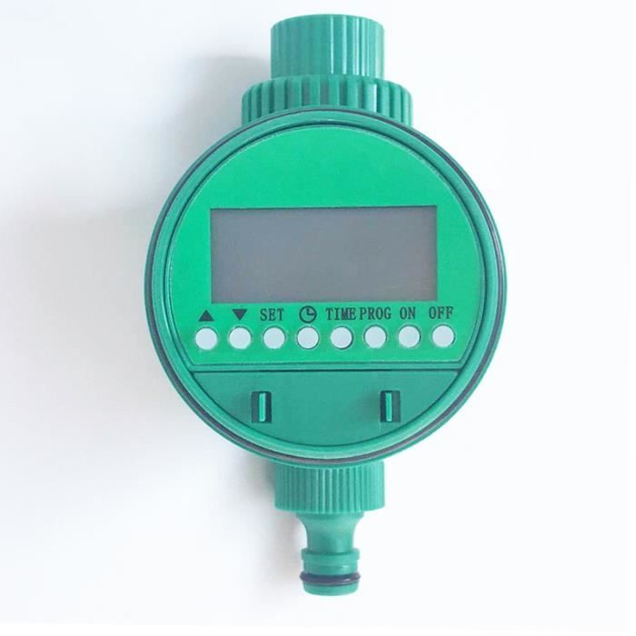 Programmateur D'arrosage Numérique Avec Retard De Pluie - Écran LCD - Pour Jardin Et Pelouse - 11