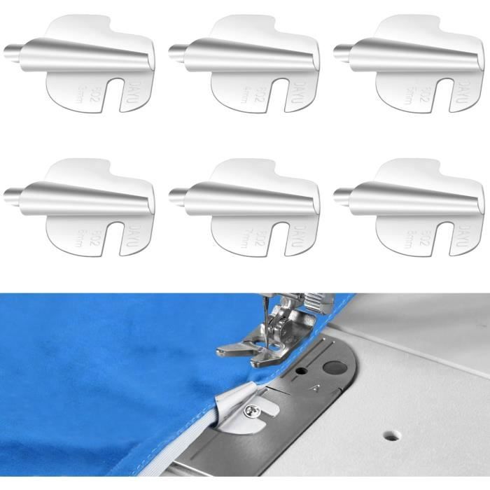 Pied-de-biche Pour Ourlet Roulé - AKOZON - Ensemble De 3 Pièces - Acier