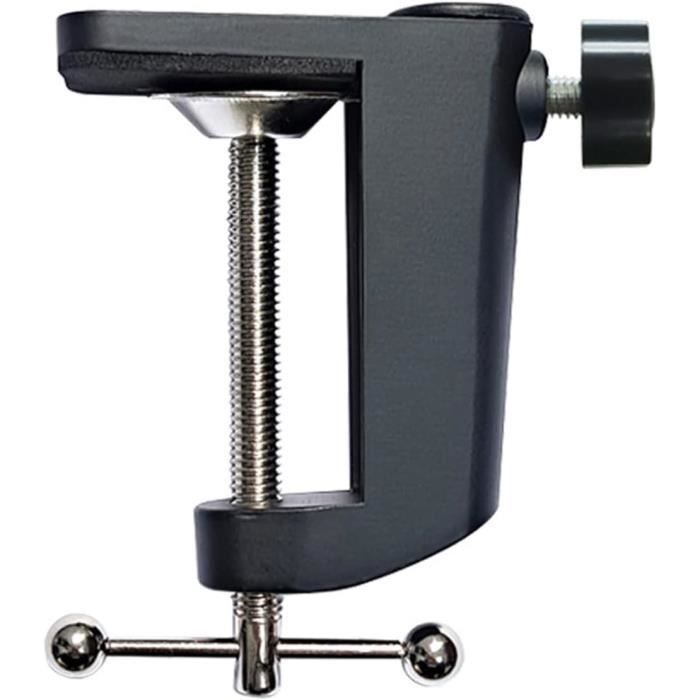 WALI Monitor Mount Bundle - C-Clamp Base Stand & Steel Reinforcement Bracket For Desks