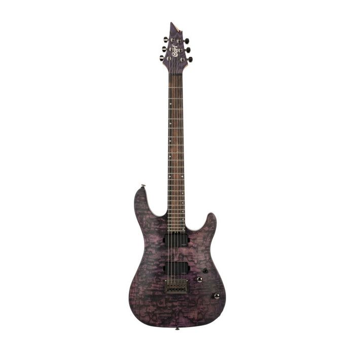 Guitare électrique Guitare électrique Flamme violette Corde de