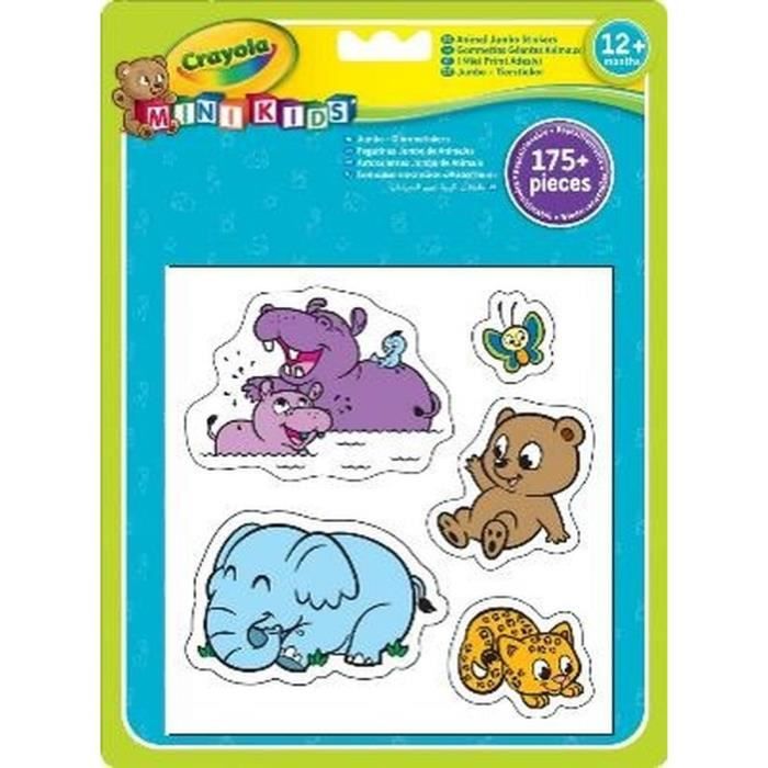 CRAYOLA Gommettes animaux