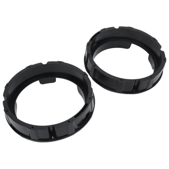 2 Entretoises En Bois Pour Haut-parleur 6.5" - Épaisseur 15 Mm, Diamètre Intérieur 145 Mm, Extérieur 185 Mm