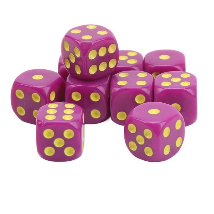 30 Dés Multicolores 22 Mm - D6 Avec Bords Arrondis - Pour Jeux, École Et Maths - Sac De Rangement Inclus