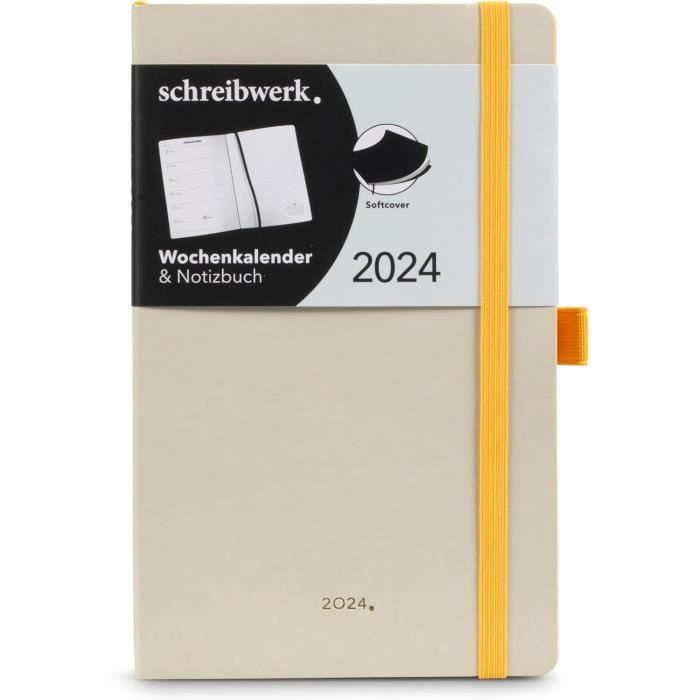 Leuchtturm1917 - Agenda 1 semaine sur 2 pages et carnet - A5 - lilas Pas Cher Guadeloupe | Bureau Vallée