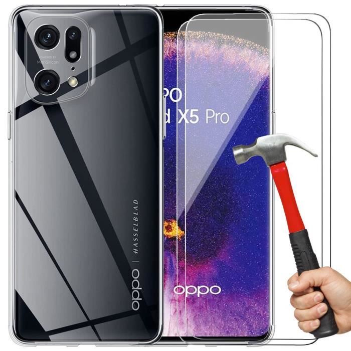 AKABEILA Coque pour Oppo Find X3/Oppo Find X3 Pro & Film de
