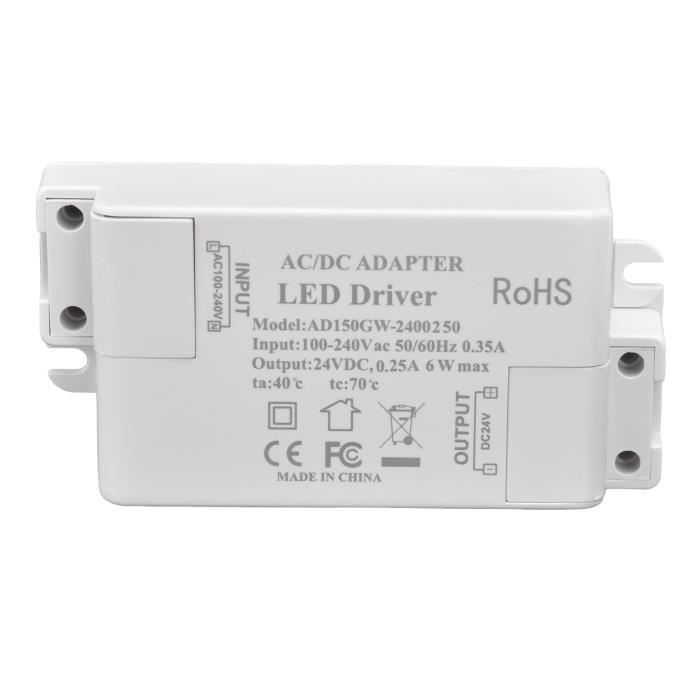 2.4G App LED Driver 600mA-3000mA 24V Sortie Tension Constante 2Pin Bicolore Parallèle LED Bande Alimentation 110V 220V GM-LXTM-F  39