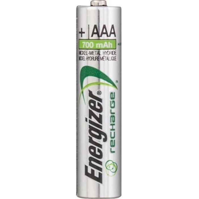 Piles rechargeables - Extreme - HR03 - AAA - Lot de 2 - Energizer
