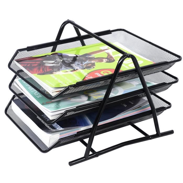 le bureau 5 niveaux Bac /à courrier et support de papier A4 l/école Rangement de documents pour la maison PUNCIA Organiseur de bureau /à 5 /étages pour bureau