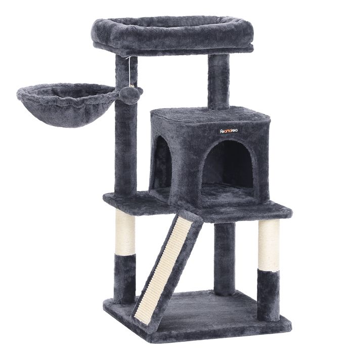 Feandrea Arbre A Chat Tour Avec Plate Forme Haute 48 X 48 X 96 Cm L X L X H Gris Anthracite Pct51g Achat Vente Arbre A Chat Feandrea Arbre A Chat Tour Cdiscount