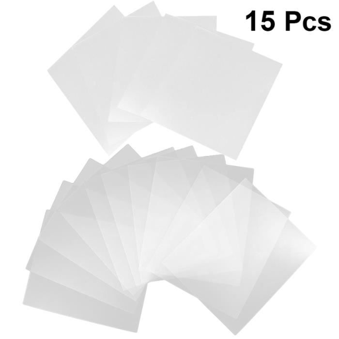 10 Feuilles Pochoir Mylar Vierges 30,5x30,5 Cm 6 Mil Pour Cricut Silhouette - Plastique PET