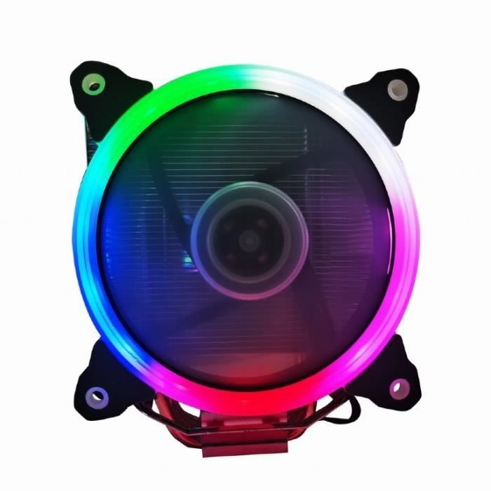 Gembird CPU HURACAN ARGB X130 système de refroidissement d'ordinateur Processeur Refroidisseur d'air 12 cm Neuf - vue 4