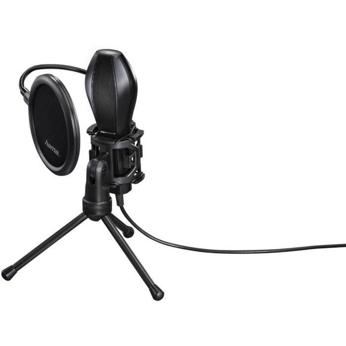 Microphone Hama MIC-USB Stream – USB, Omnidirectionnel, Avec Trépied - vue 4