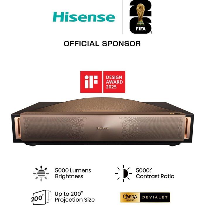 Vidéoprojecteur - HISENSE - L9Q Smart Laser TV - 4K - 5000 lumens