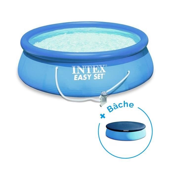 Pack Piscine Easy Set Intex 3 66 X 0 76 M Epurateur Bache