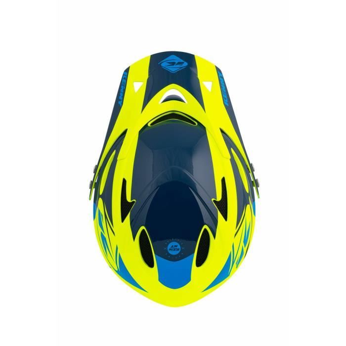 Visière casque Kenny Down Hill 2021 - navy neon yellow - TU