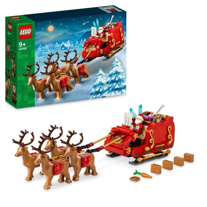 Jeu de construction - LEGO - 40499 - Traîneau du Père Noël - 343 pièces - À partir de 9 ans