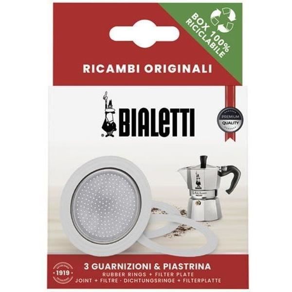 Joints De Rechange Pour Cafetière Moka – Lot De 3 En Caoutchouc, Fabriqué En Italie, 4 Tailles