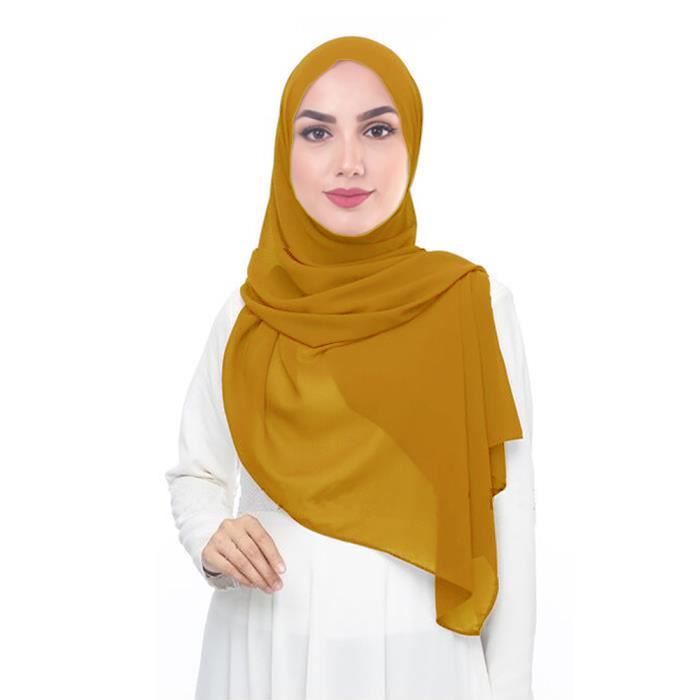 Maxi Hijab pour Femmes Foulard charpe Turban Ch le Islamique