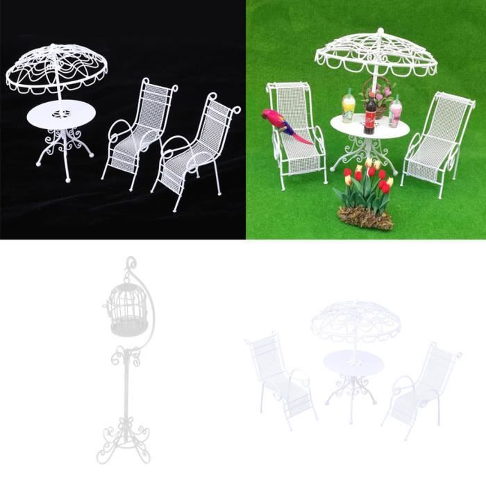 Hemobllo Lot De 4 Mini Chaises Pour Maison De Poupée – Mobilier Réaliste En PVC, Accessoire DIY Et Décoration Miniature