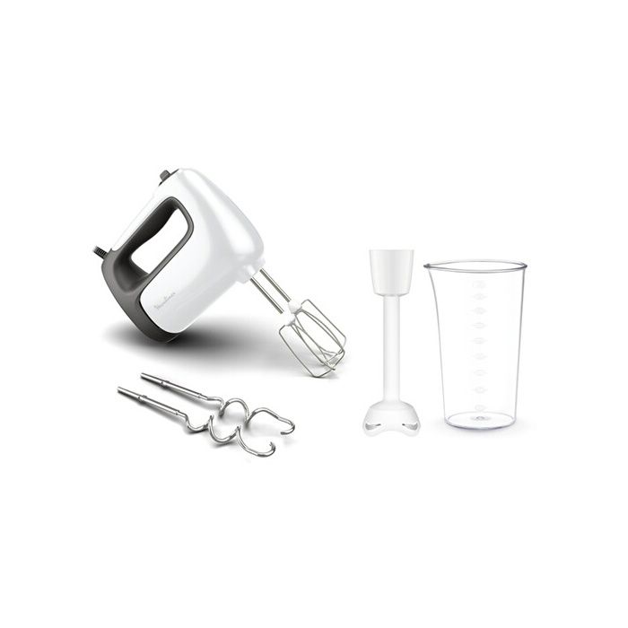 Batteur électrique - MOULINEX - PrepMix+ HM461110 - 500W - 5 vitesses - Fonction Turbo