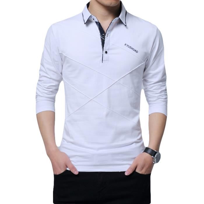 gain Should enclose Polo vetement Homme manche longue imprimé de coton slim VêTement Masculin-Noir Blanc - Cdiscount Prêt-à-Porter gain Should enclose Polo vetement Homme manche longue imprimé de coton slim VêTement Masculin-Noir Blanc - Cdiscount Prêt-à-Porter