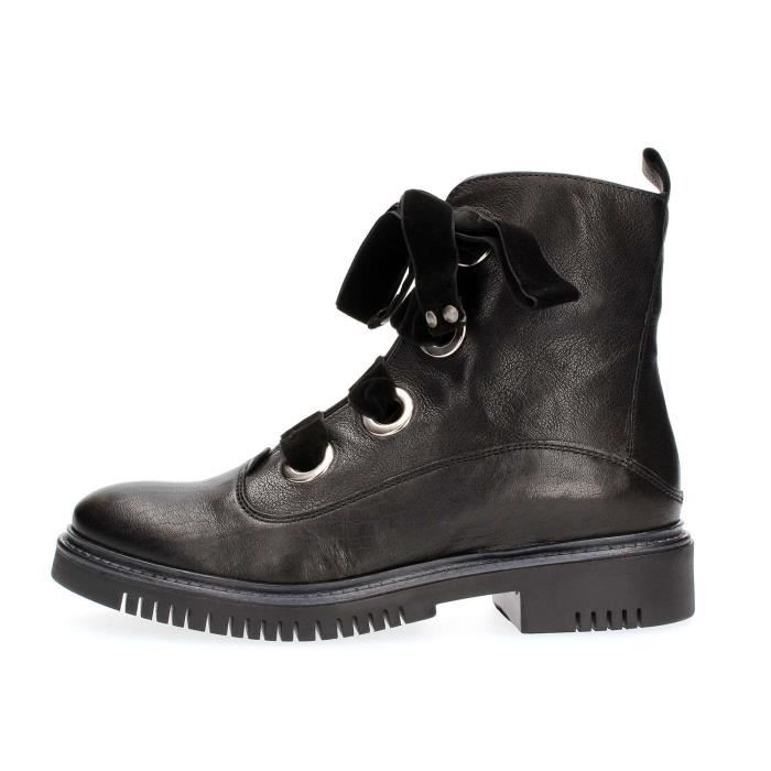 bottines cafe noir