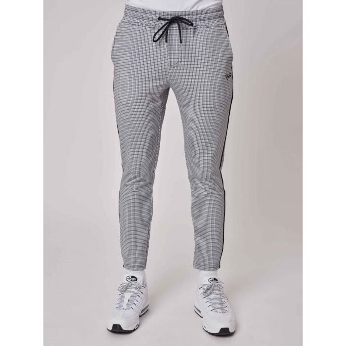 pantalon carreaux homme slim