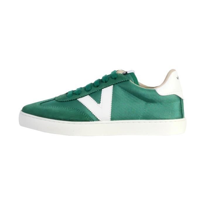 Victoria Basket Basse Cuir Victoria - Vert