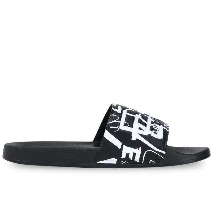 EA7 EA7 Logo Slides Claquette pour Homme Noir 7X000108AF15118-MC136