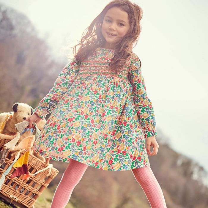Robe De Soirée Gap Fille - Taille M - Imprimé Floral Rose - Sans Manches - Occasion Très Bon état