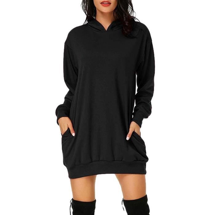 robe noire pull