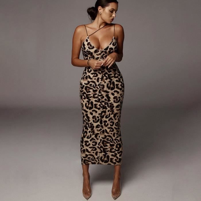 robe leopard moulante
