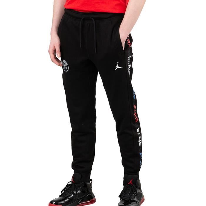 PSG Jogging Noir Homme Nike x Jordan Fleece Black - Cdiscount Prêt-à-Porter