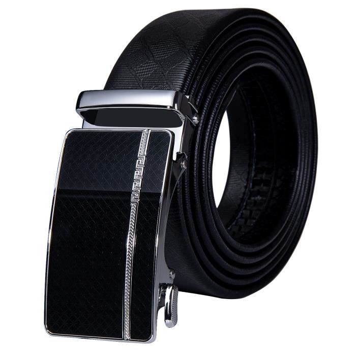 Ceinture - GYROOR - Modèle Automatique - Cuir Noir - 120CM - Pour Homme - Foto 3