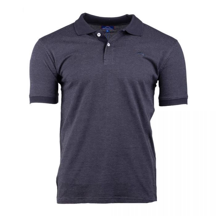 Polo print bm050921 bleu Homme BEST MOUNTAIN Bleu fonce Cdiscount Pret a Porter