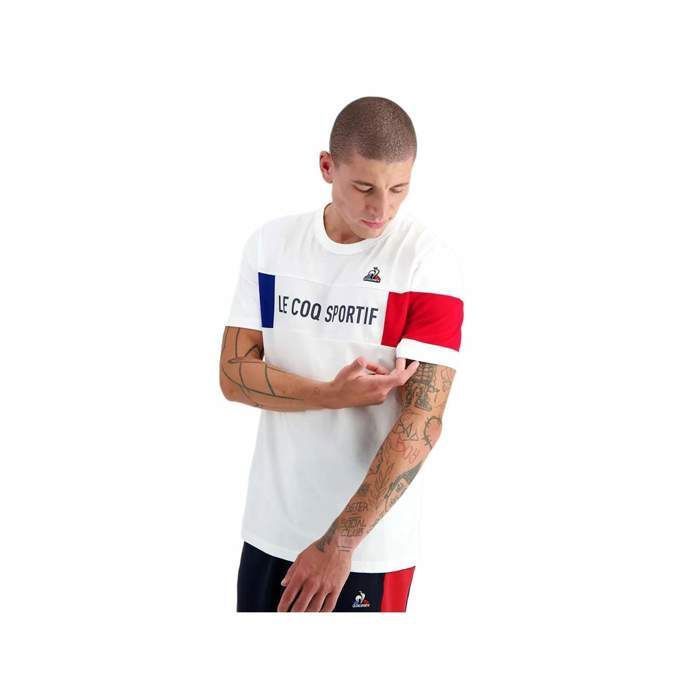Pull le coq top sportif bleu blanc rouge