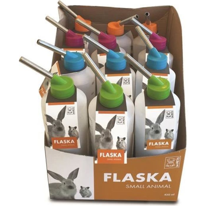 Meilleurs prix pour MPETS Biberon Flaska - Pour rongeur - 450ml - Divers coloris
