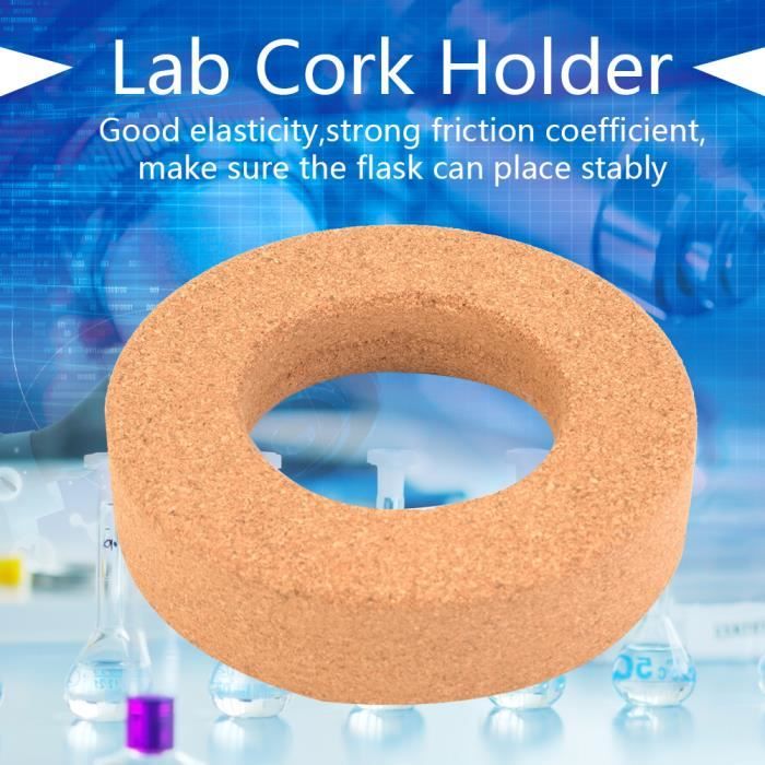 Support En Liège Synthétique Pour Flacons De Laboratoire - Lot De 5 Pièces, Anneaux Pour Verrerie à Fond Rond